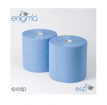 Industrial Wiping Rolls Blue 3ply
